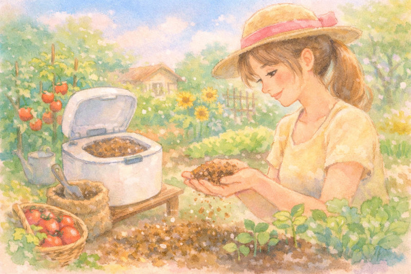 パリパリキューの乾燥ごみは肥料として活用できる?基本の考え方を理解する