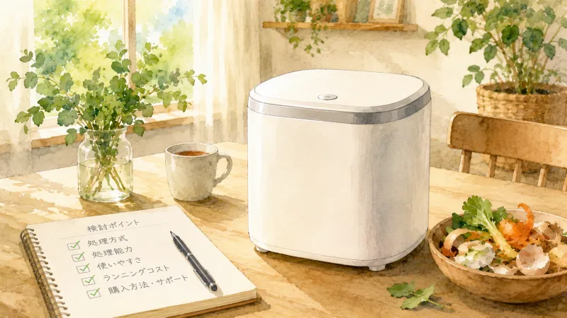 家庭用生ごみ処理機ナクスルを検討するためのまとめ